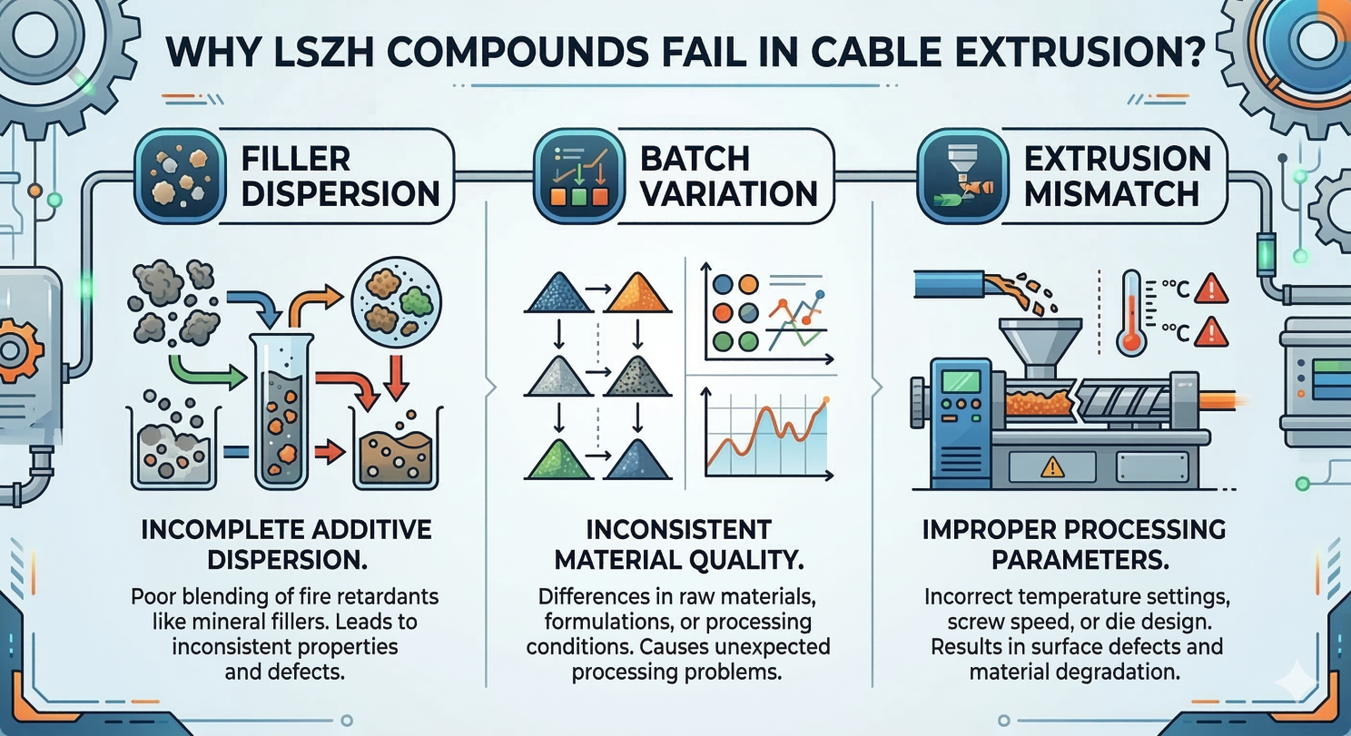 LSZH Compound Failure Reasons